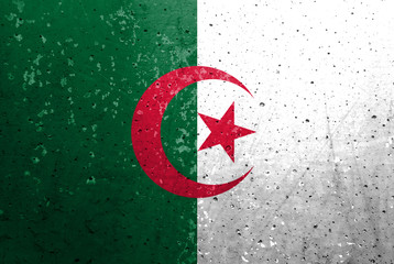 Algeria Grunge Flag