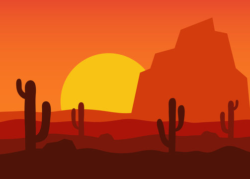 Western desert landscape
