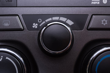 Fototapeta premium Car interior Air conditioning buttons