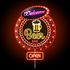 Beer bar Neon sign
