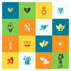 Happy Valentines Day Icons