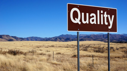 Quality road sign