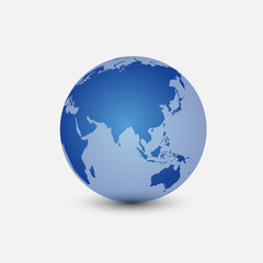 World Icon. Vector illustration.