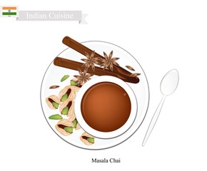Masala Chai, Traditional Indian Black Hot Tea