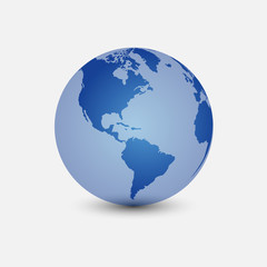 World Icon. Vector illustration.