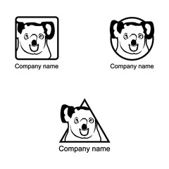 Set of Koala logo
