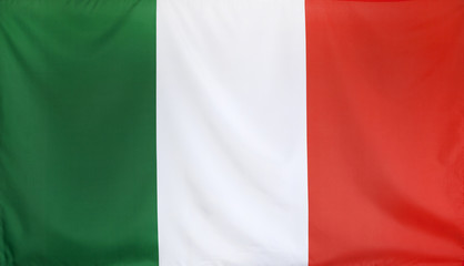  Italy Flag real fabric seamless close up