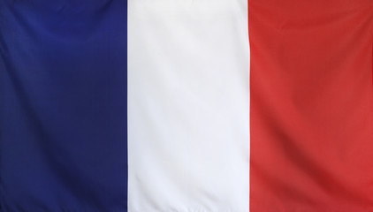  France Flag real fabric seamless close up