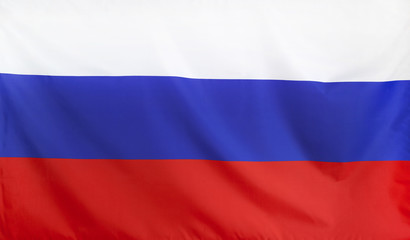  Russia Flag real fabric seamless close up