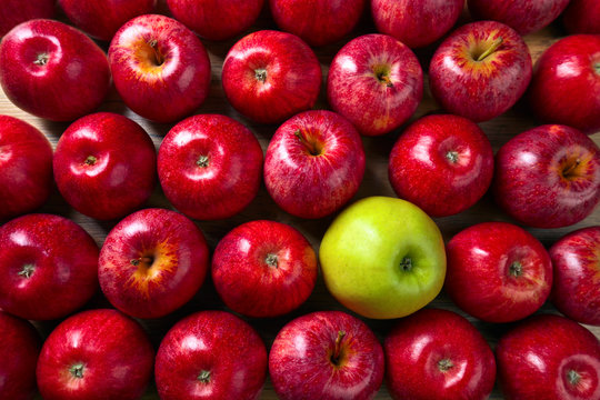 ripe juicy apples