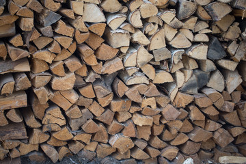 Holzstapel - Hintergrund