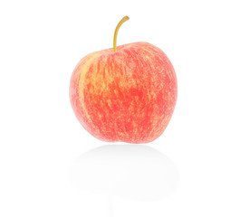 Fresh red apple isolated, Clipping path