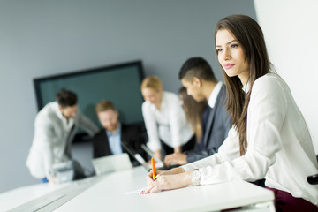 Fototapeta premium Business people in the office