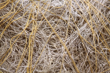 Detail on the ball of thread