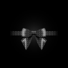 Background with black bow