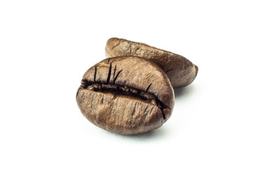 Coffee beans. Isolated on white background