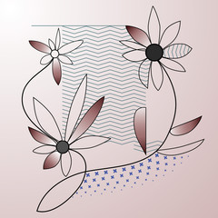 abstract flower