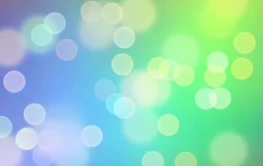 Foto op Plexiglas Blauw groen lichtschijnsel met een fraai bokeh © JoveImages