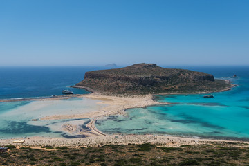 The beach of Balos, Crete, Greece