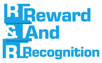 Reward And Recognition Blue Abstract Stripes 