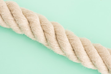 Fototapeta premium Close up of strong marine rope