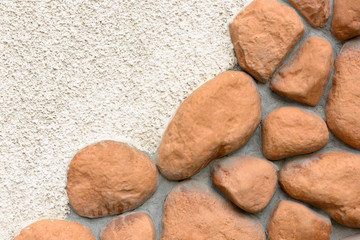 Wall texture of big stones