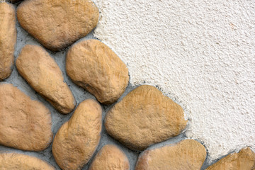 Wall texture of big stones