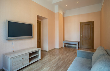 Living room in private apartments. Interior.
