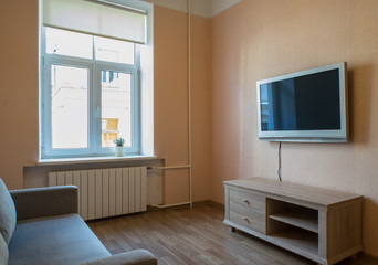 Living room in private apartments. Interior.