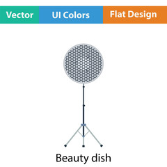 Icon of beauty dish flash