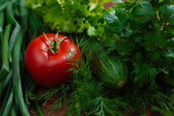 Vegetables from the garden