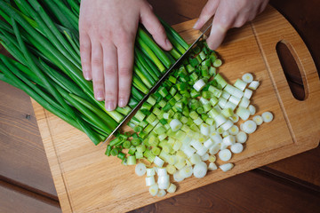 chopped green onions
