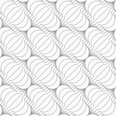 Fototapeta premium Slim gray diagonal merging Chinese lanterns