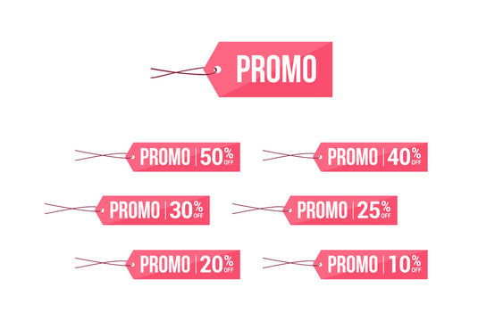 Promo % Off Labels