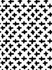 Black marker drawn simple crosses