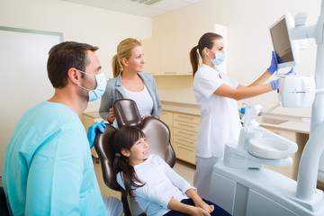 Obraz premium Consultation at the Dentist