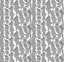 Black marker horizontal dashed waves