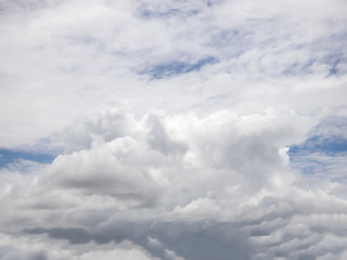 Beautiful of blue sky and group of cloud. White cloud and blue sky. Blue sky background.Beautiful blue sky and white cloud represent the sky and cloud concept related idea.