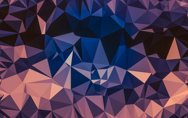 Abstract low poly background, geometry triangle