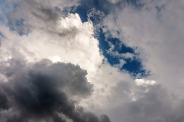 Clouds of rainy season background