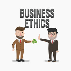 business not ethics  illustration design