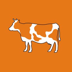 красивая корова