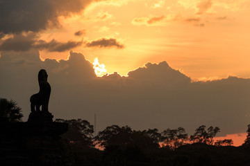 Angor Wat, ancient architecture in Cambodia