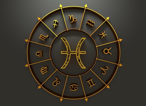 Astrology symbol pisces