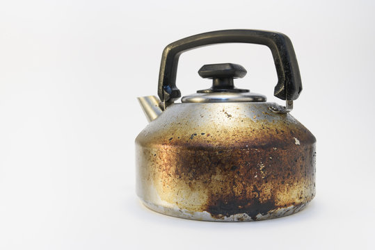 Burnt kettle Stock Photo | Adobe Stock