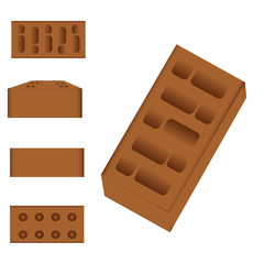 Brick icon set.
