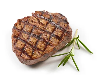 Tableaux sur verre Steakhouse steak de boeuf grillé