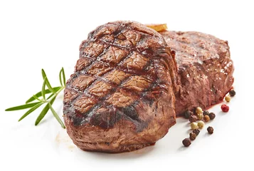 Photo sur Plexiglas Steakhouse steaks de boeuf grillés