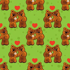 bears seamless pattern