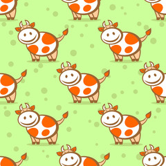 cow seamless pattern